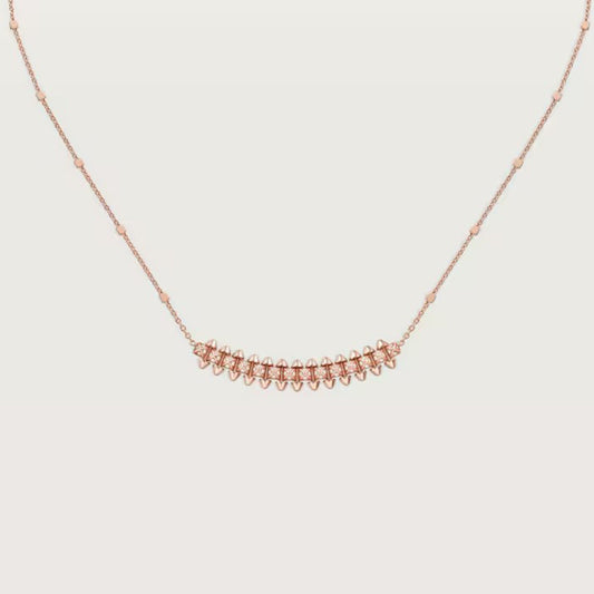 [Rani Jewelry] CLASH  SMALL FULL DIAMOND NECKLACE