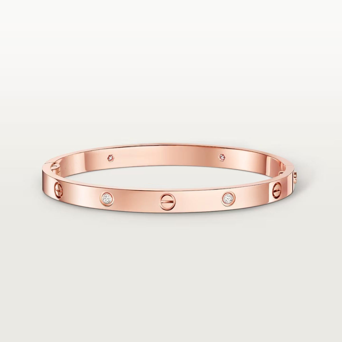 [Rani Jewelry] LOVE BRACELET 4.8MM 4 DIAMONDS
