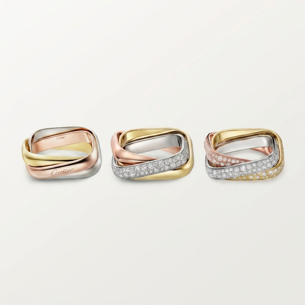 [Rani Jewelry] TRINITY 3.5MM CUSHION RING COLLECTION