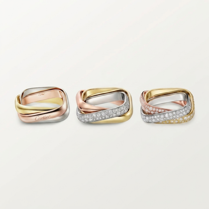 [Rani Jewelry] TRINITY 3.5MM CUSHION RING COLLECTION
