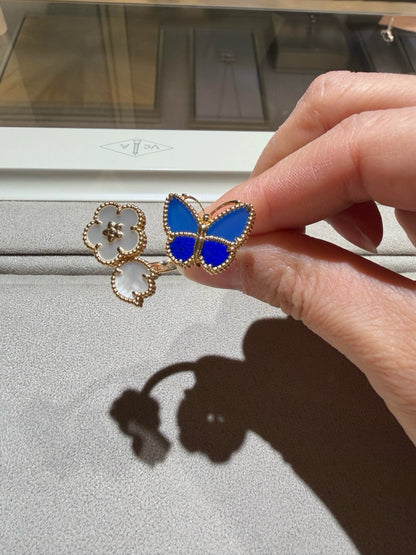 [Rani Jewelry]LUCKY SPRING BUTTERFLY OPEN-FACE RINGS