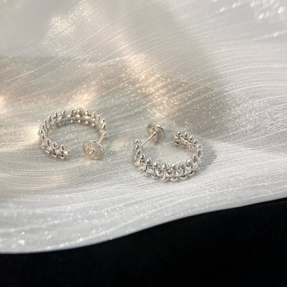 [Rani Jewelry] CLASH SMALL HOOP EARRINGS