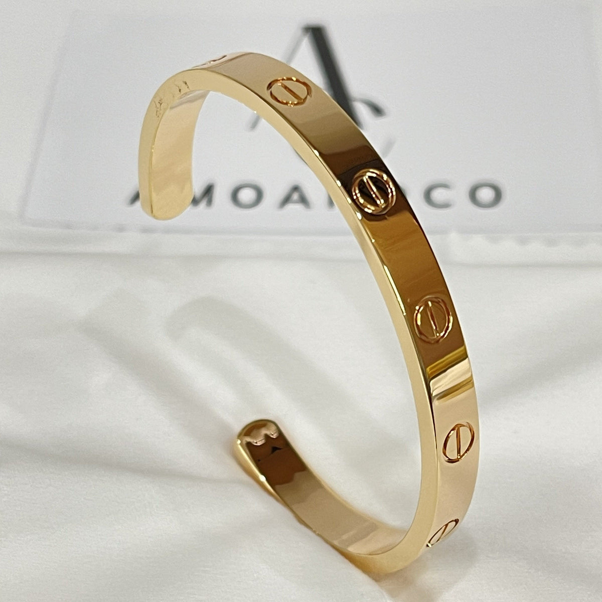 [Rani Jewelry] LOVE BRACELET 6.1MM OPEN CUFF