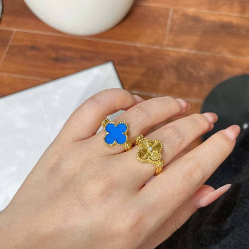 [Rani Jewelry]CLOVER RIVERSIBLE RING GOLD COLLECTION