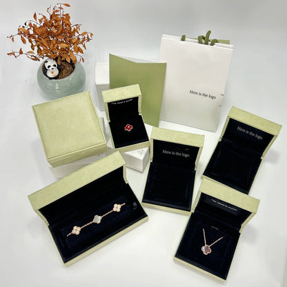 [Rani Jewelry]CLOVER 15MM SINGLE FLOWER NECKLACE COLLECTION