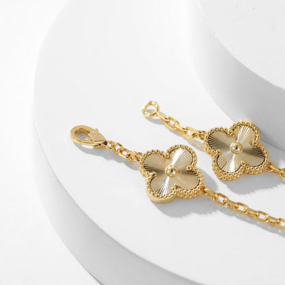 [Rani Jewelry]CLOVER 10 MOTIFS LASER NECKLACE