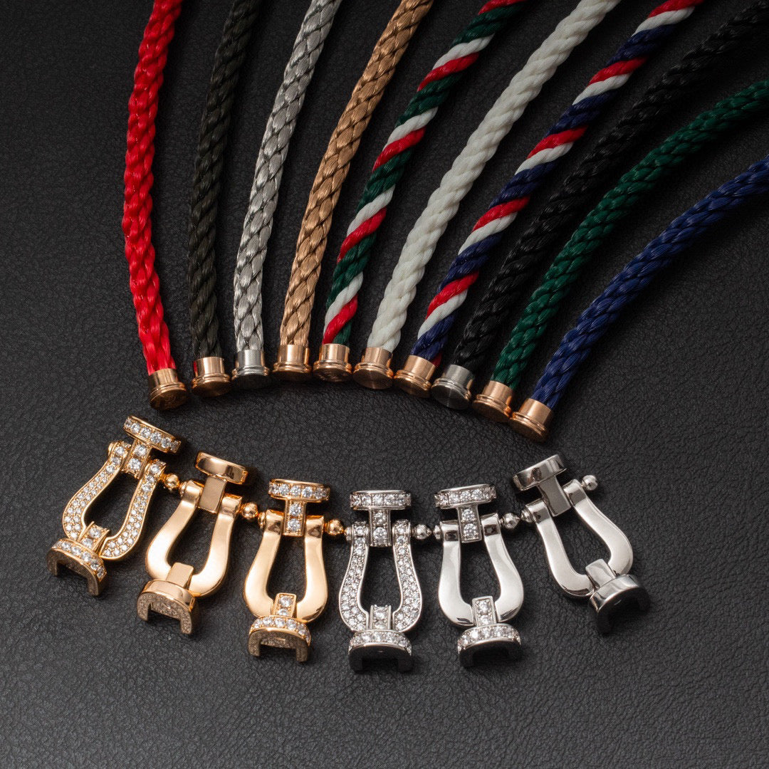 [Rani Jewelry]FORCE LARGE HORSESHOE NO DIAMOND BRACELET SILVER