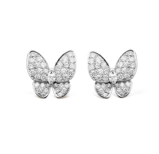 [Rani Jewelry]BUTTERFLY ALL DIAMOND EARRINGS