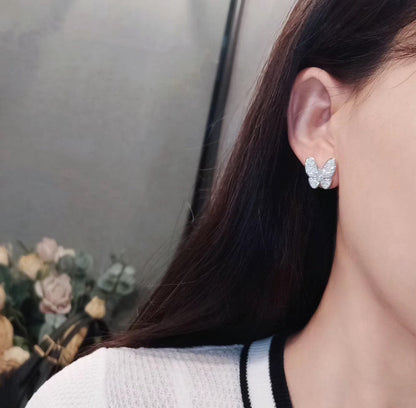 [Rani Jewelry]BUTTERFLY ALL DIAMOND EARRINGS