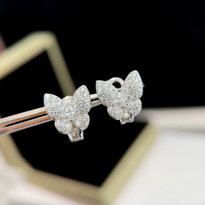 [Rani Jewelry]BUTTERFLY ALL DIAMOND EARRINGS