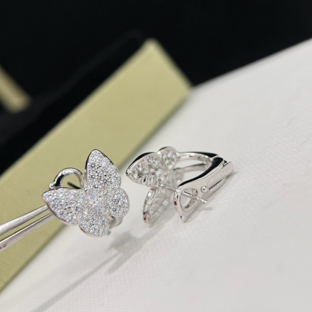 [Rani Jewelry]BUTTERFLY ALL DIAMOND EARRINGS