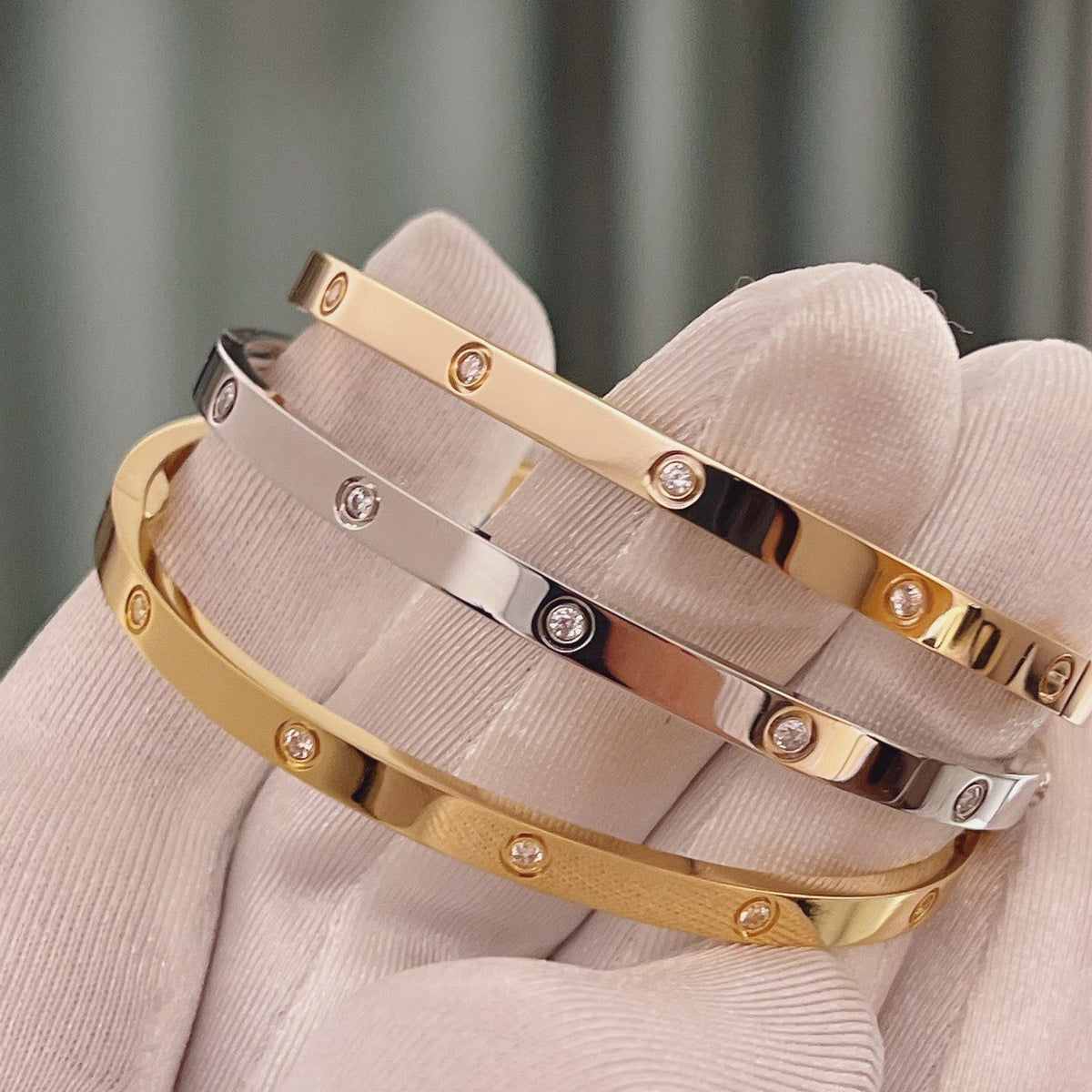 [Rani Jewelry] LOVE BRACELET 3.65MM 10 DIAMONDS