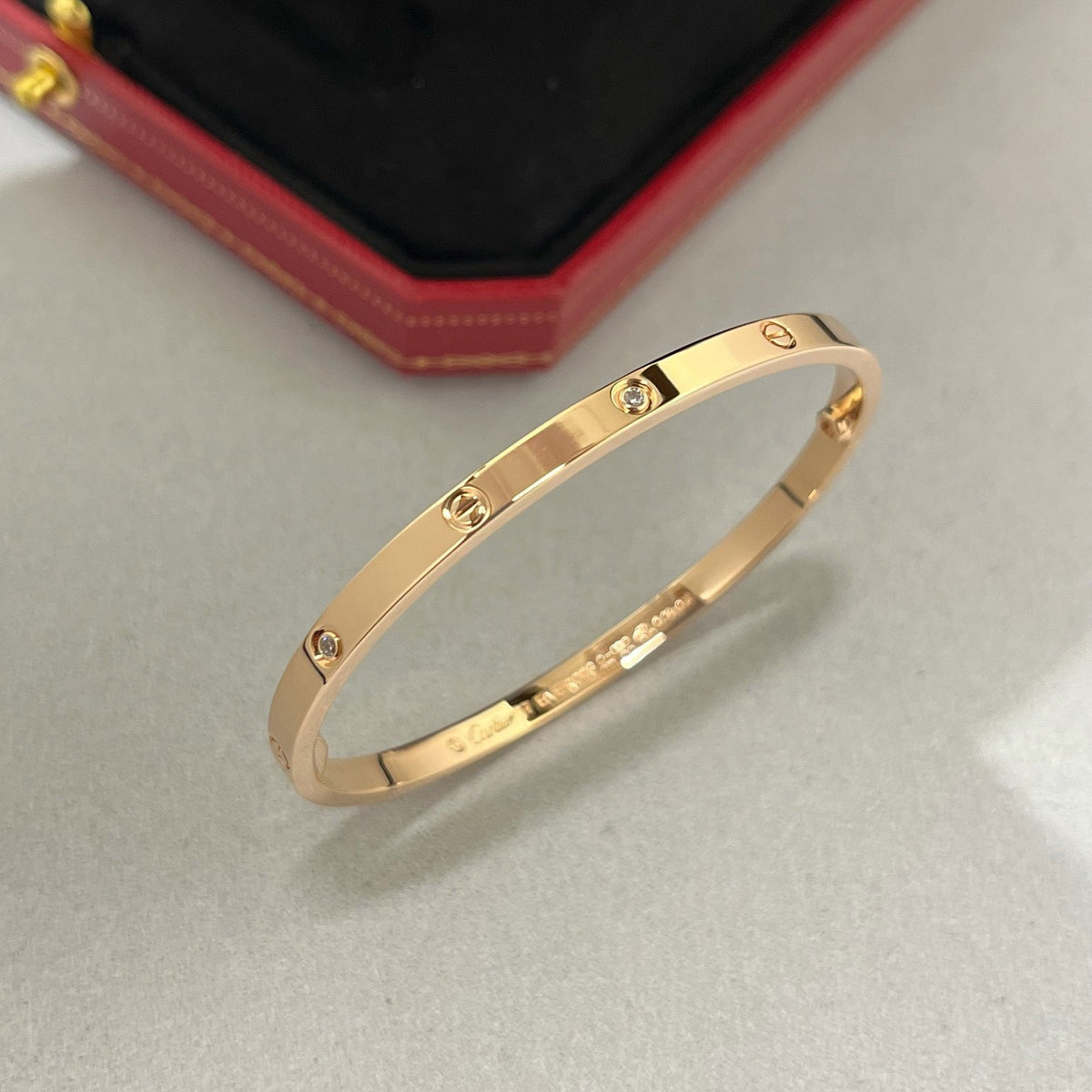 [Rani Jewelry] LOVE BRACELET 3.65MM 6 DIAMONDS