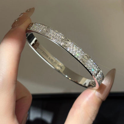 [Rani Jewelry] LOVE BRACELET 6.1MM DIAMOND-PAVED