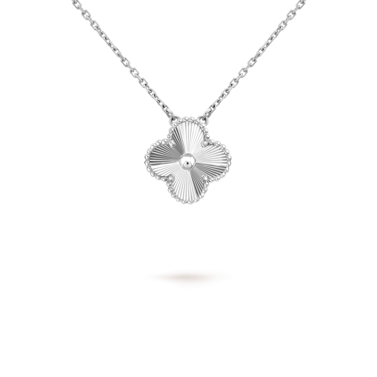 [Rani Jewelry]CLOVER 15MM NECKLACE SILVER COLLECTION