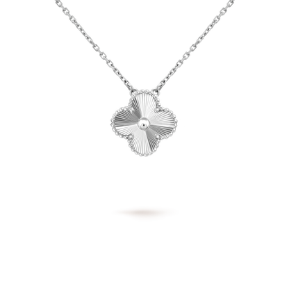 [Rani Jewelry]CLOVER 15MM NECKLACE SILVER COLLECTION