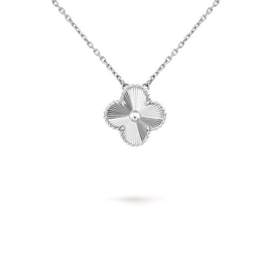 [Rani Jewelry]CLOVER 15MM NECKLACE SILVER COLLECTION
