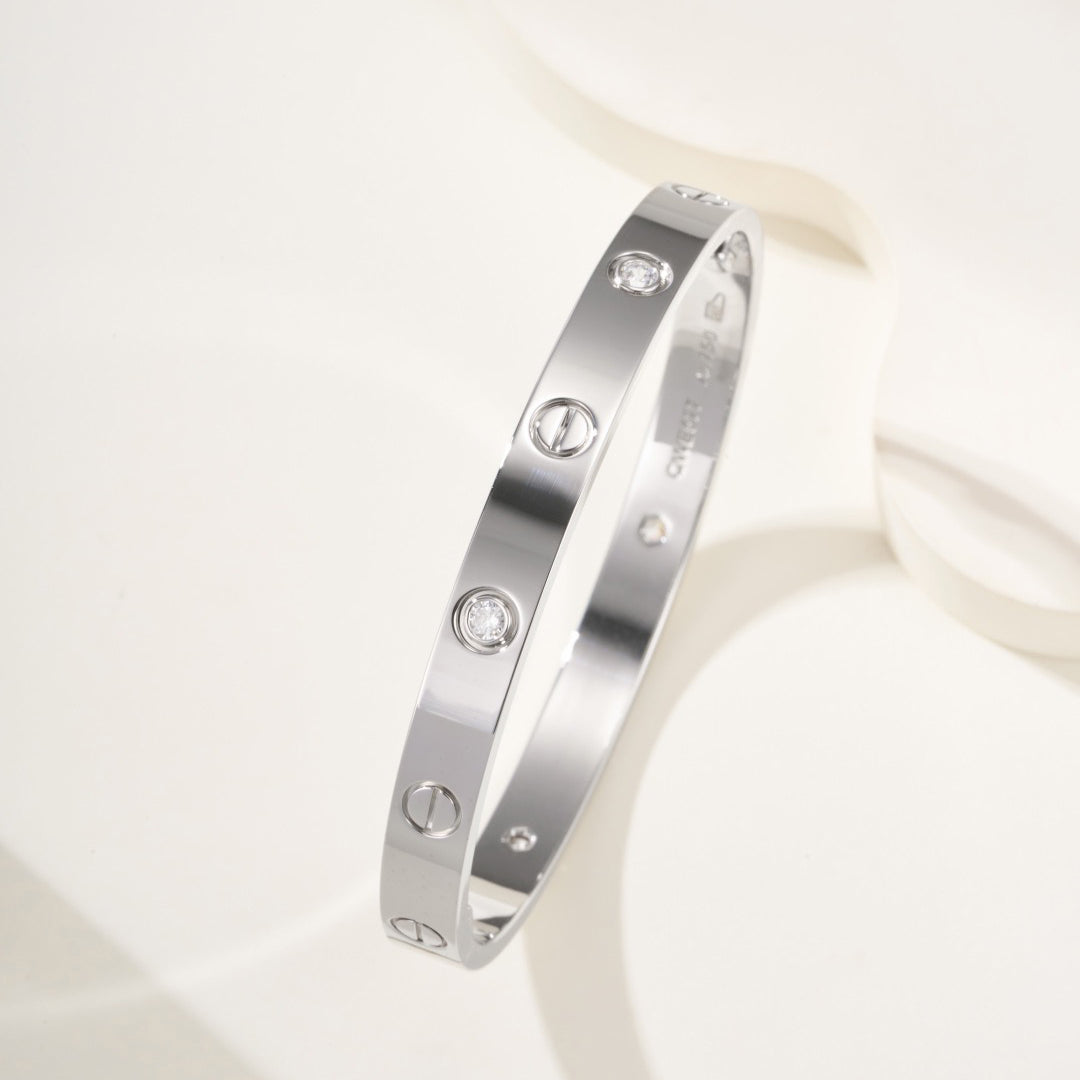 [Rani Jewelry] LOVE BRACELET 6.1MM 4 DIAMONDS