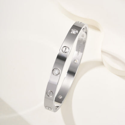 [Rani Jewelry] LOVE BRACELET 6.1MM 4 DIAMONDS
