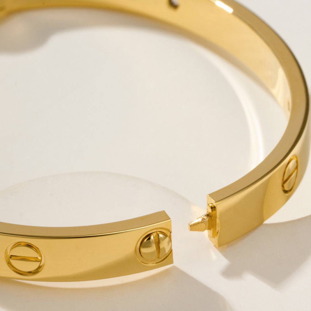 [Rani Jewelry] LOVE BRACELET 6.1MM 4 DIAMONDS