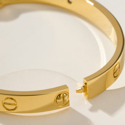 [Rani Jewelry] LOVE BRACELET 6.1MM 4 DIAMONDS