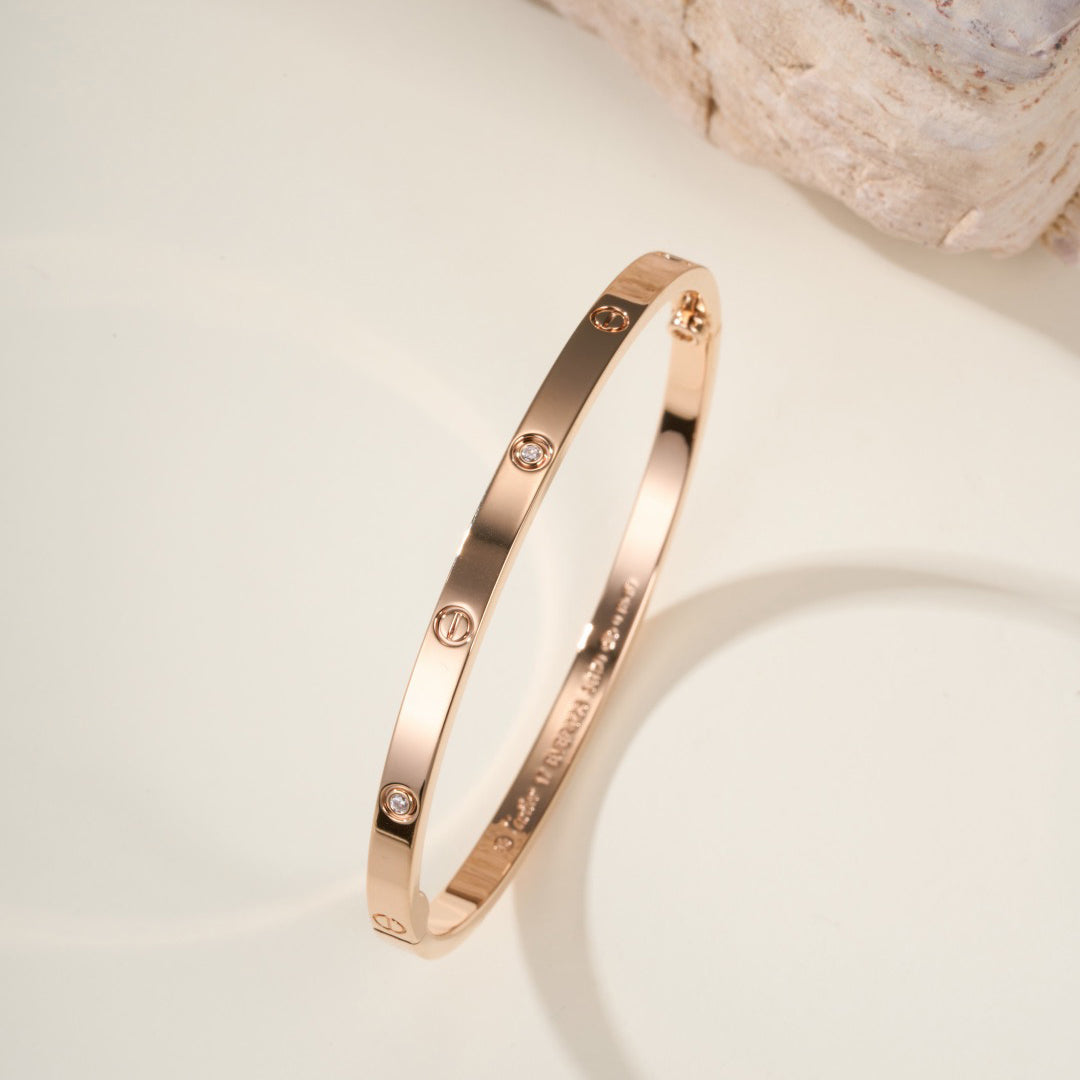 [Rani Jewelry] LOVE BRACELET 3.65MM 6 DIAMONDS