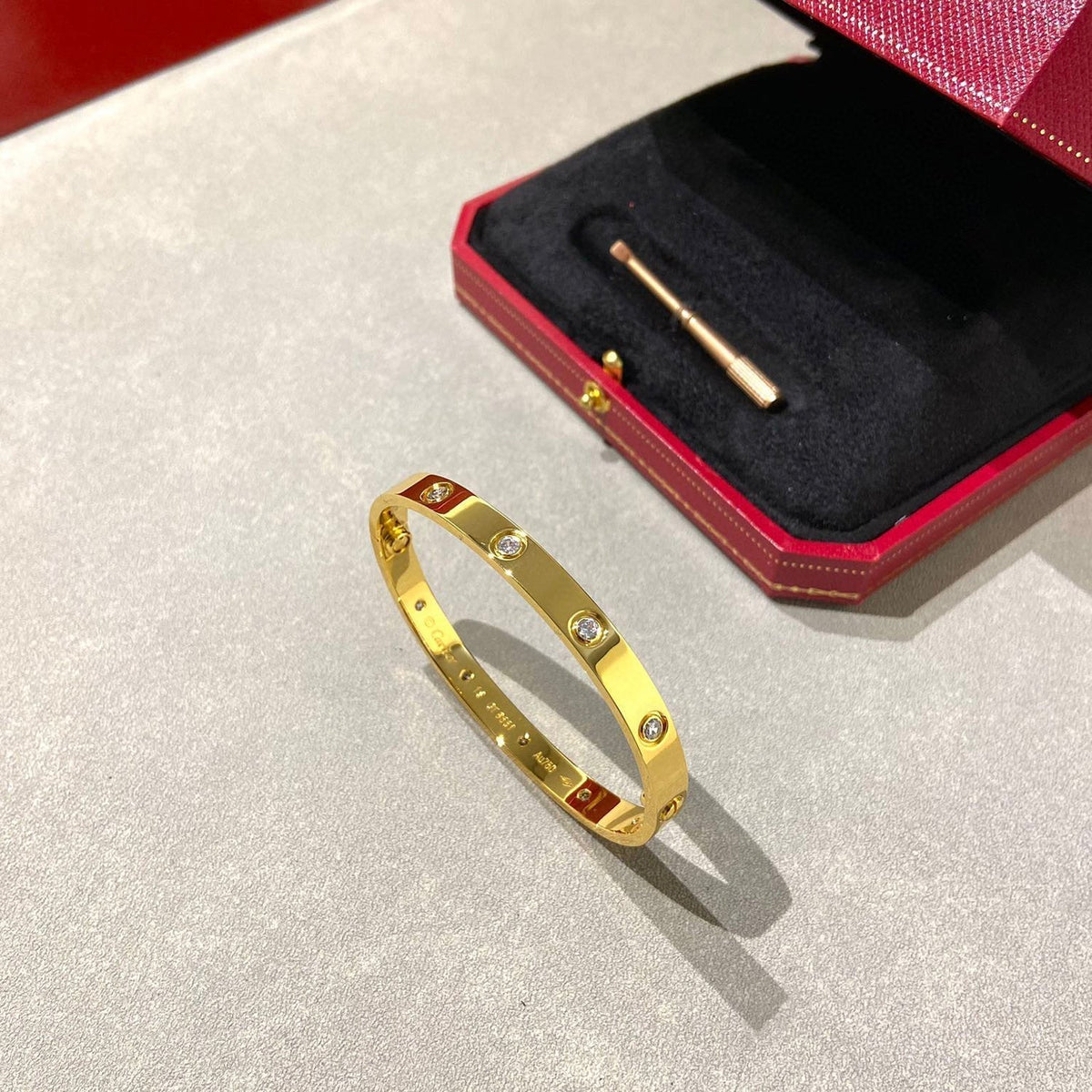 [Rani Jewelry] LOVE BRACELET 6.1MM 10 DIAMONDS