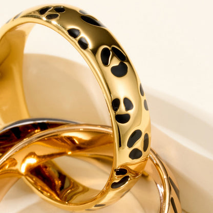 [Rani Jewelry] TRINITY  RING LEOPARD PRINT