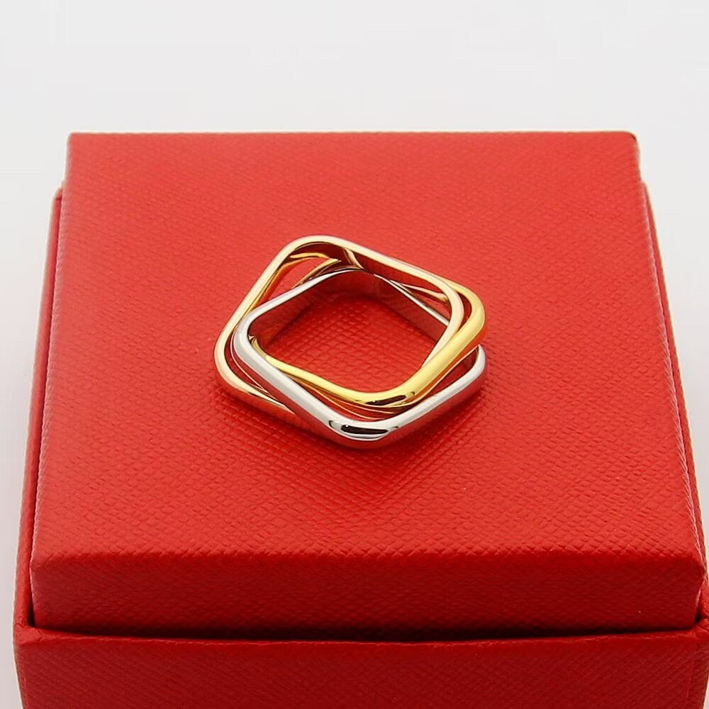 [Rani Jewelry] TRINITY 3.5MM CUSHION RING COLLECTION