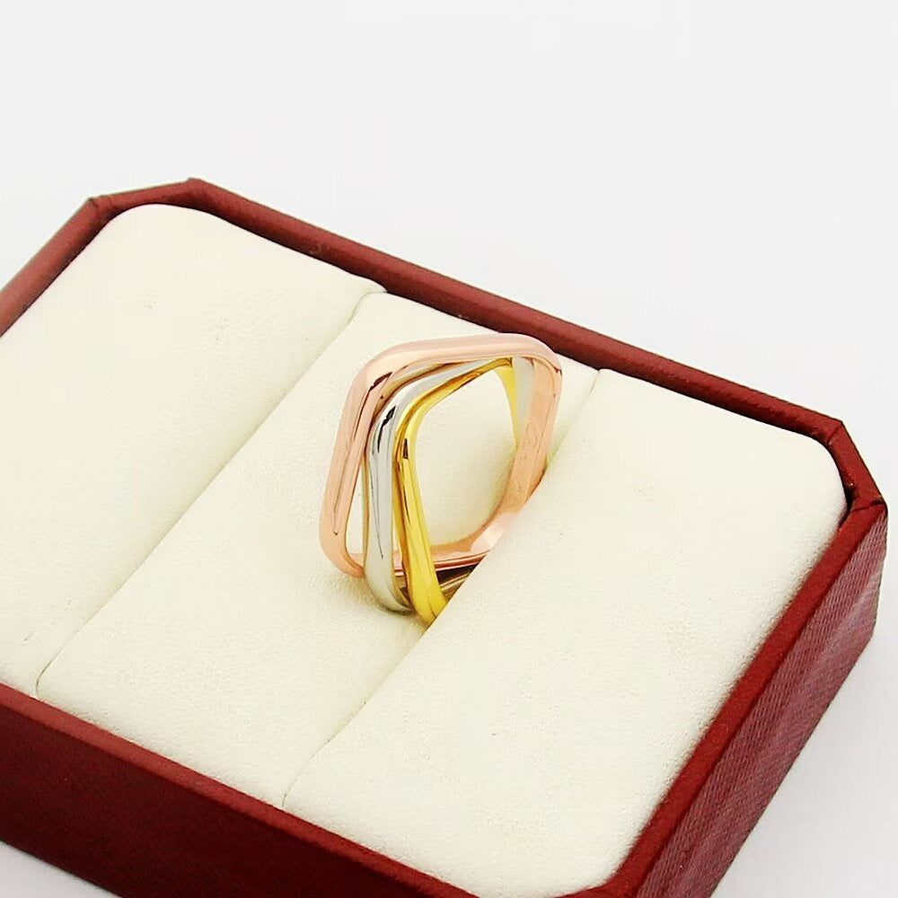 [Rani Jewelry] TRINITY 3.5MM CUSHION RING COLLECTION
