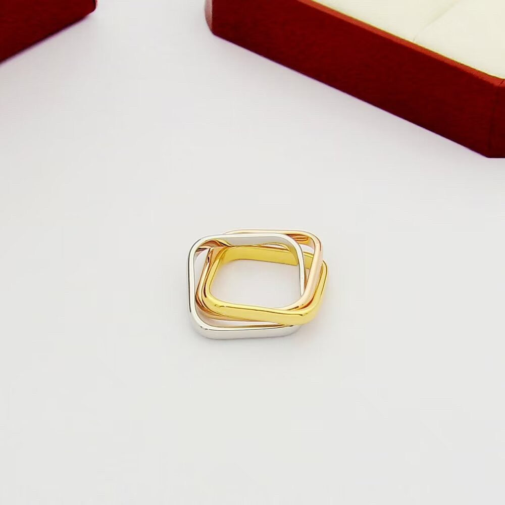 [Rani Jewelry] TRINITY 3.5MM CUSHION RING COLLECTION