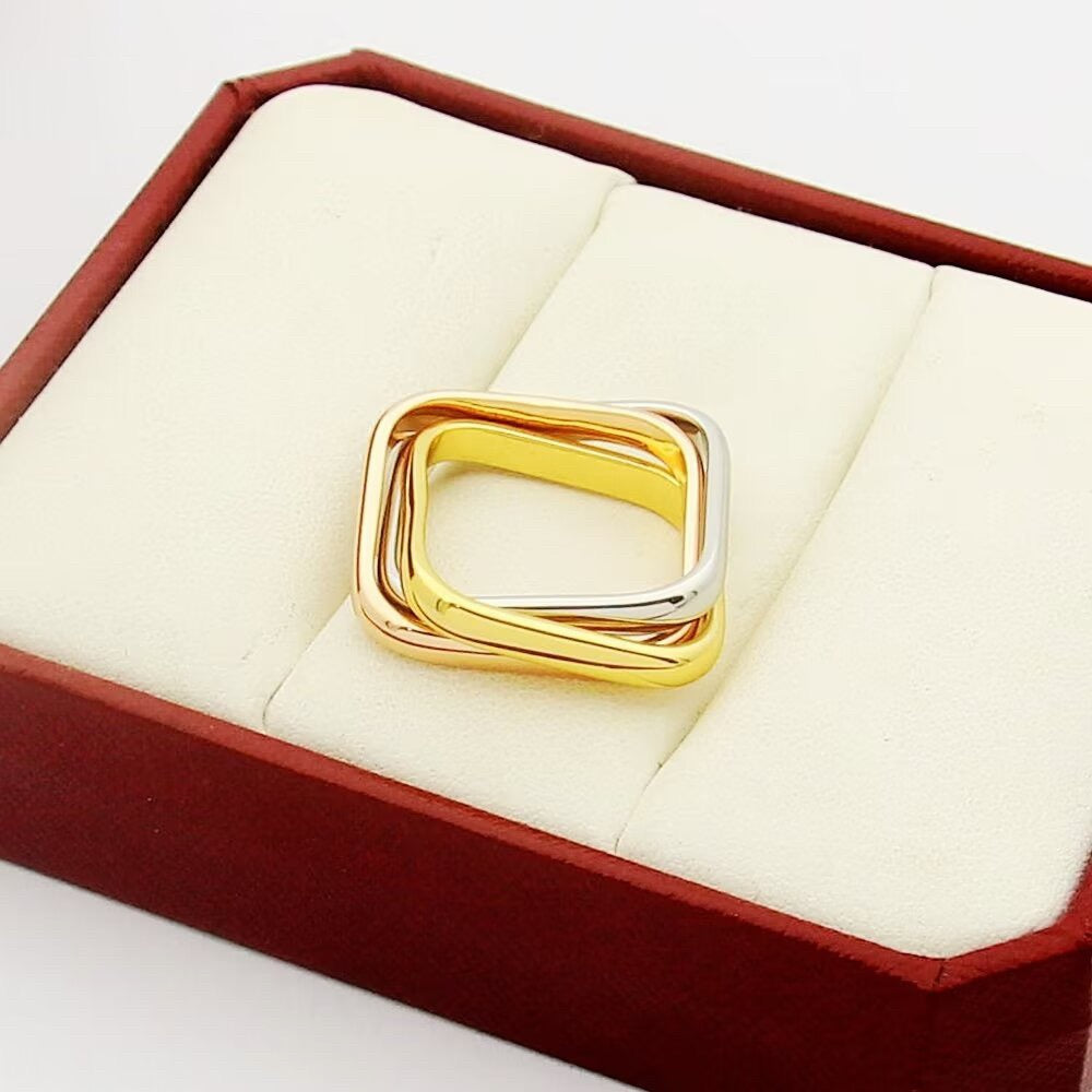 [Rani Jewelry] TRINITY 3.5MM CUSHION RING COLLECTION