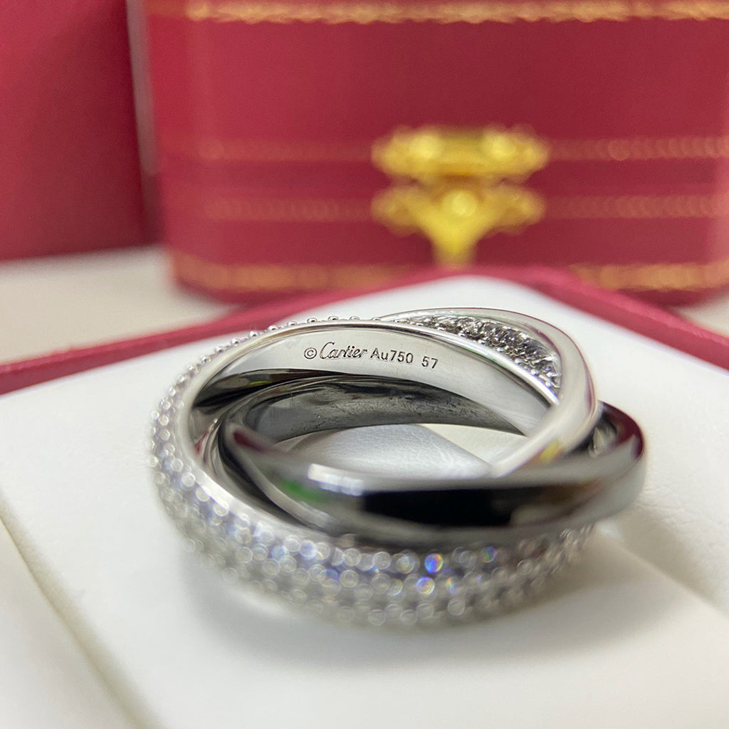 [Rani Jewelry] TRINITY 3.2MM RING BLACK CERAMIC
