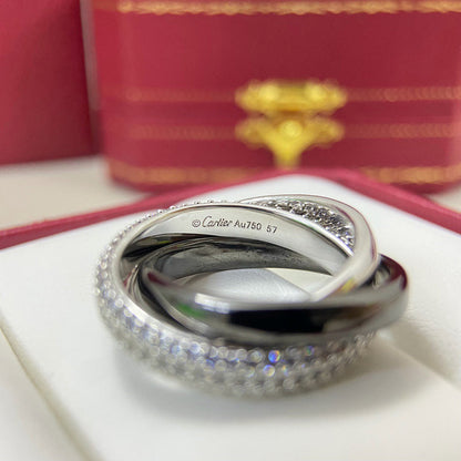 [Rani Jewelry] TRINITY 3.2MM RING BLACK CERAMIC