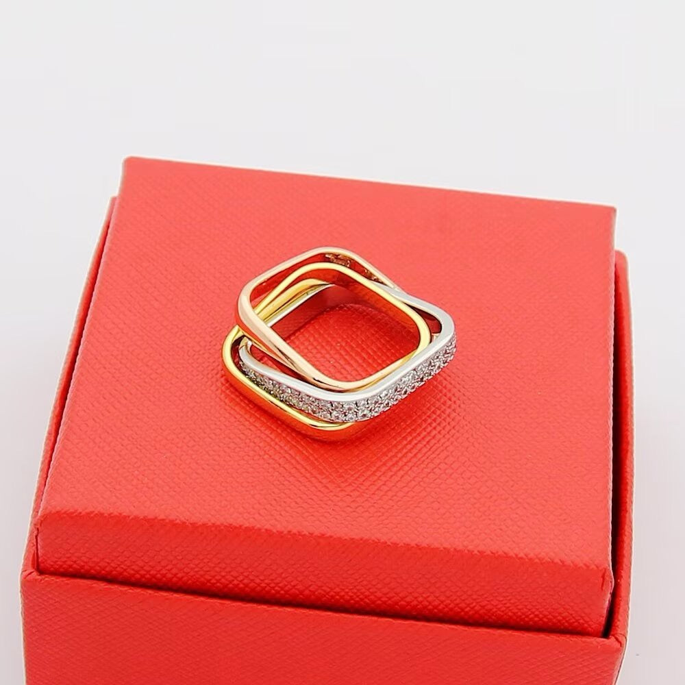 [Rani Jewelry] TRINITY 3.5MM CUSHION RING COLLECTION
