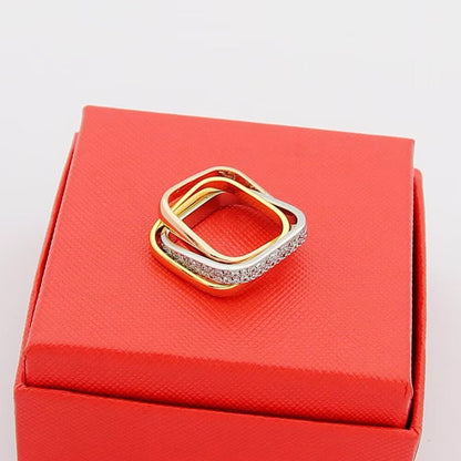 [Rani Jewelry] TRINITY 3.5MM CUSHION RING COLLECTION