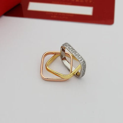 [Rani Jewelry] TRINITY 3.5MM CUSHION RING COLLECTION