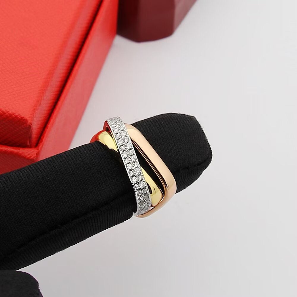 [Rani Jewelry] TRINITY 3.5MM CUSHION RING COLLECTION
