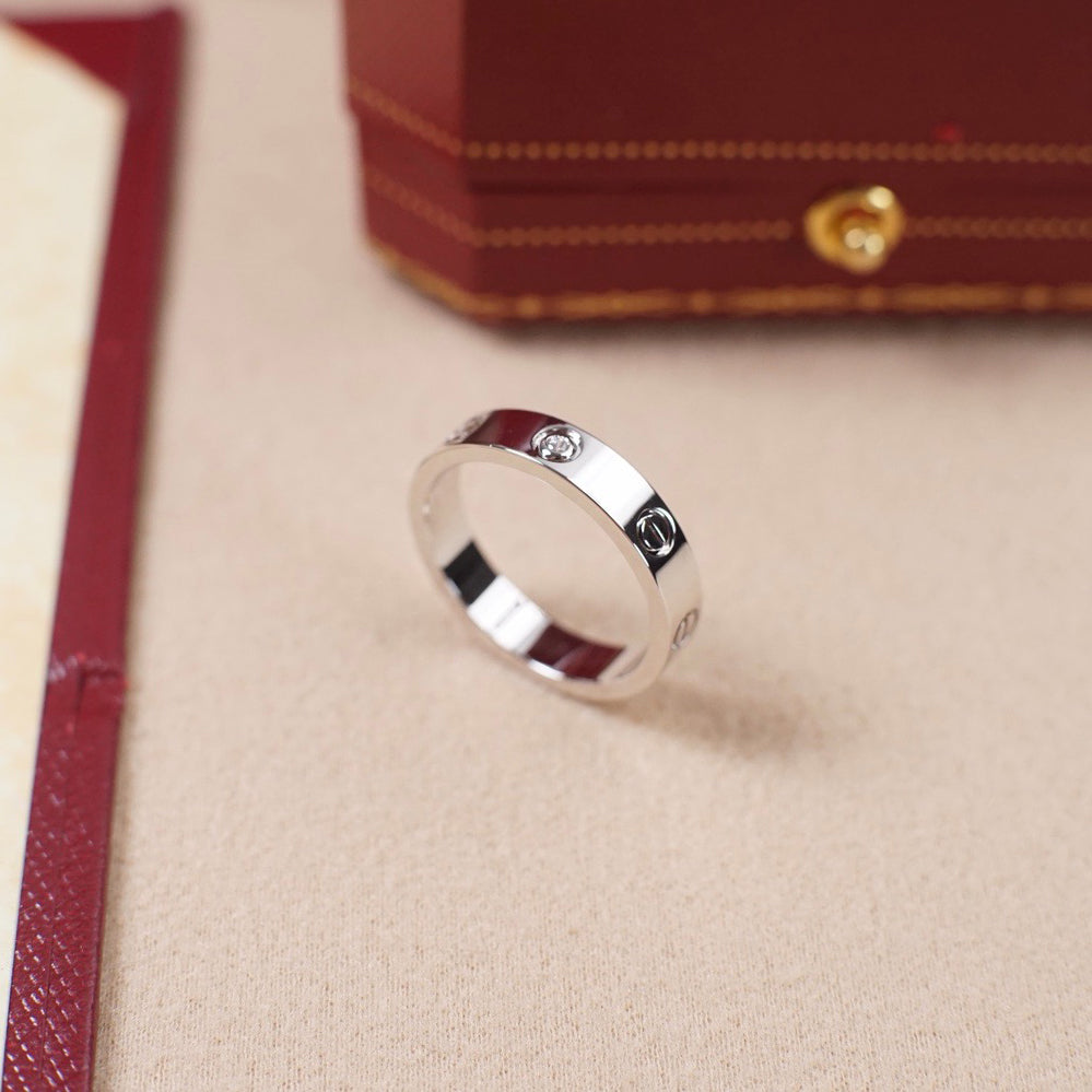 [Rani Jewelry] LOVE 4MM 1 DIAMOND RING