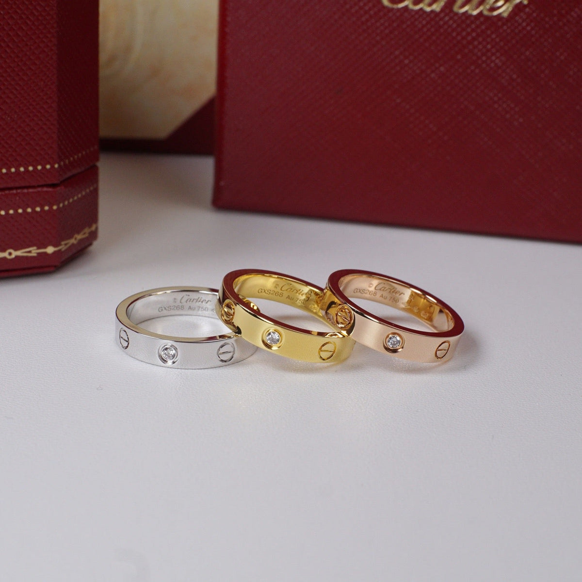 [Rani Jewelry] LOVE 4MM 1 DIAMOND RING