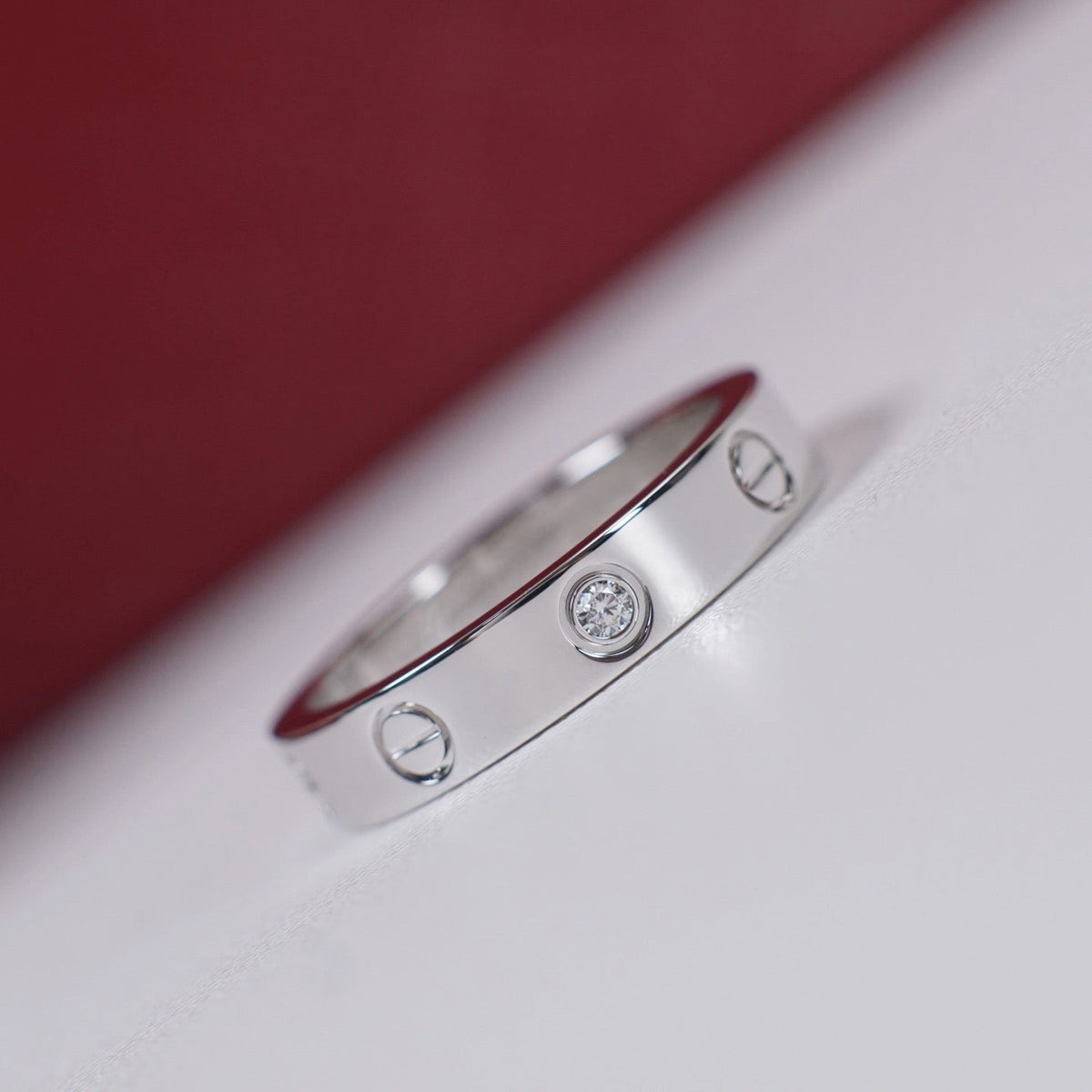 [Rani Jewelry] LOVE 4MM 1 DIAMOND RING