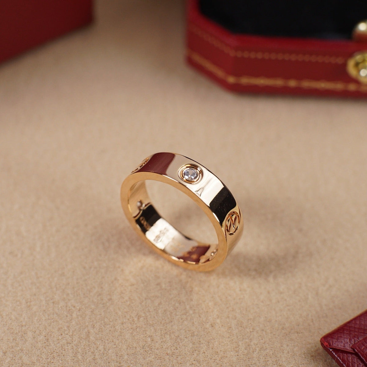 [Rani Jewelry] LOVE 5.5MM 3 DIAMOND RING