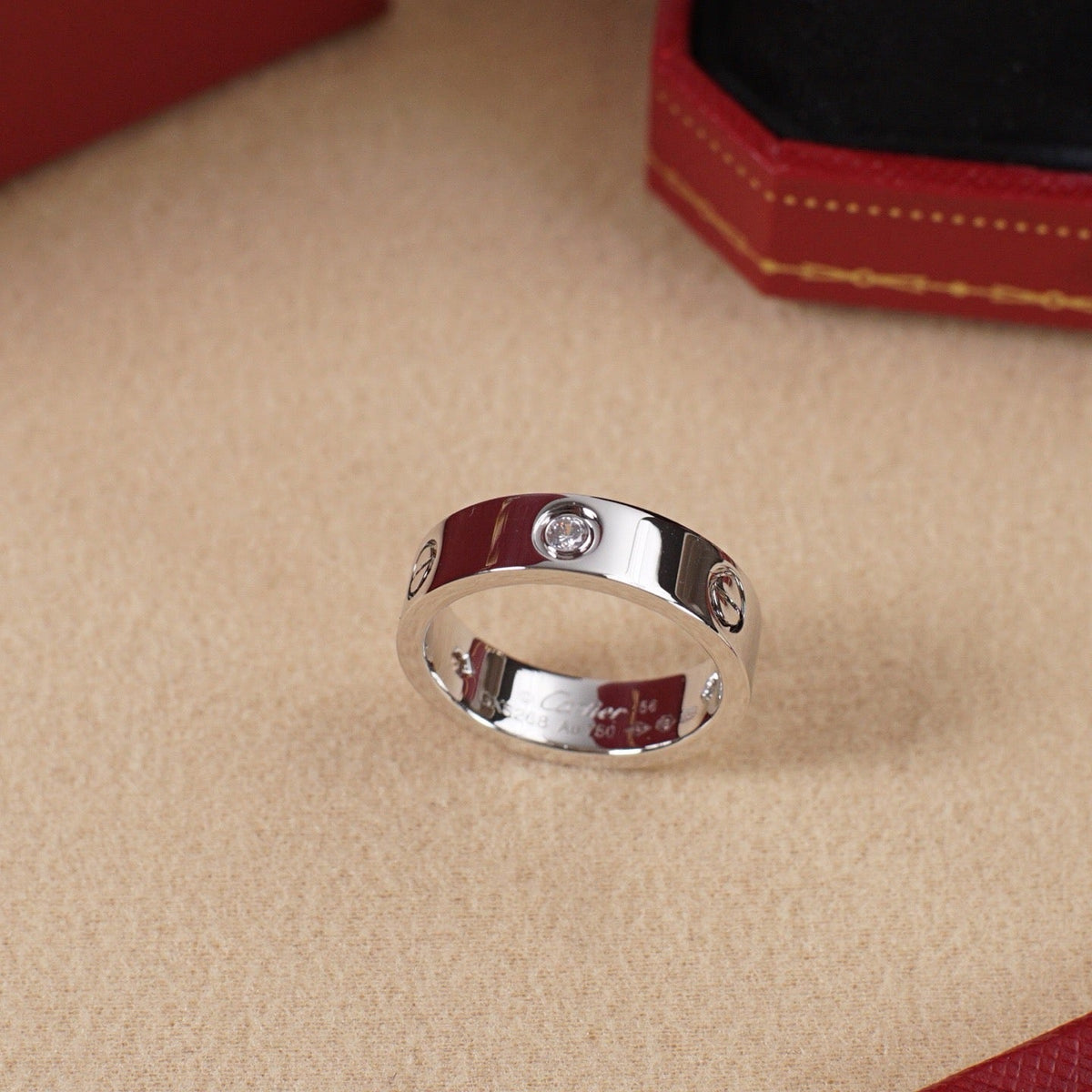 [Rani Jewelry] LOVE 5.5MM 3 DIAMOND RING