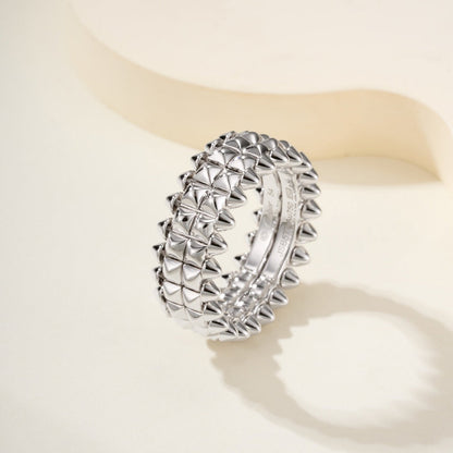 [Rani Jewelry] CLASH 9.2MM DOUBLE ROW RING