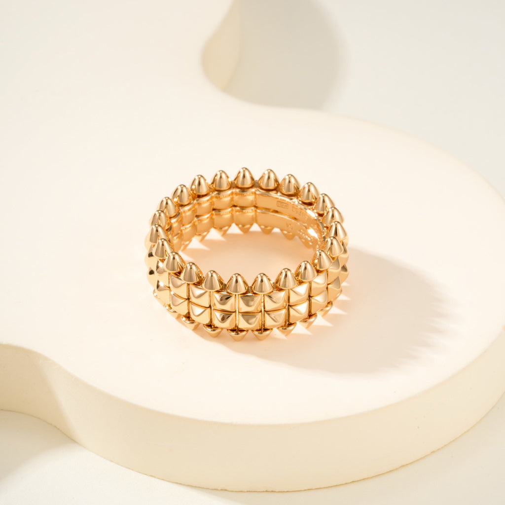 [Rani Jewelry] CLASH 9.2MM DOUBLE ROW RING