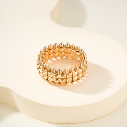 [Rani Jewelry] CLASH 9.2MM DOUBLE ROW RING