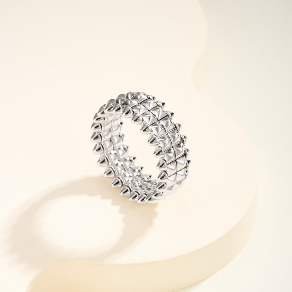 [Rani Jewelry] CLASH 9.2MM DOUBLE ROW RING