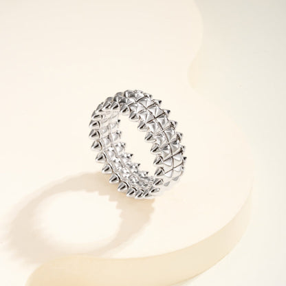 [Rani Jewelry] CLASH 9.2MM DOUBLE ROW RING