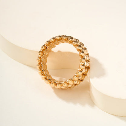 [Rani Jewelry] CLASH 9.2MM DOUBLE ROW RING
