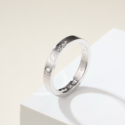 [Rani Jewelry] LOVE RING 4MM 1 DIAMOND